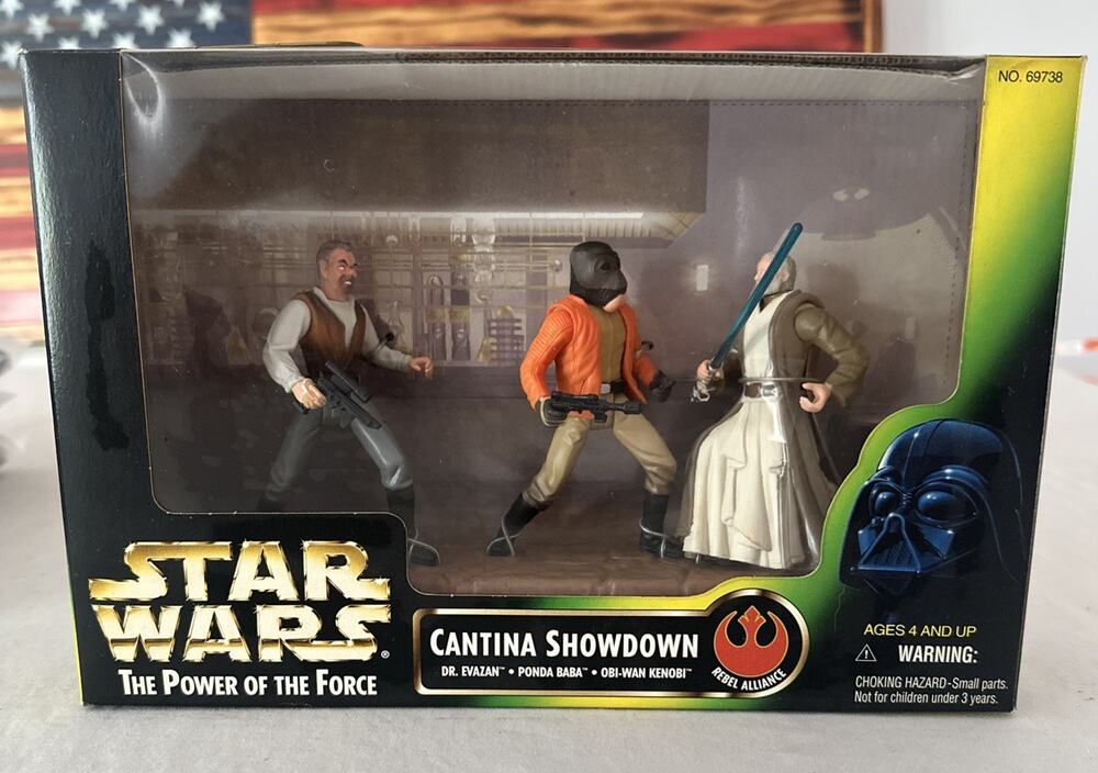 Kenner Star Wars The Power of the Force: Cantina Showdown Action Figure Set New